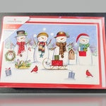 American Greetings Folk 4 Snowmen