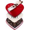 Russell Stover 2211P Assorted Chocolates Red Foil Heart  10 oz.