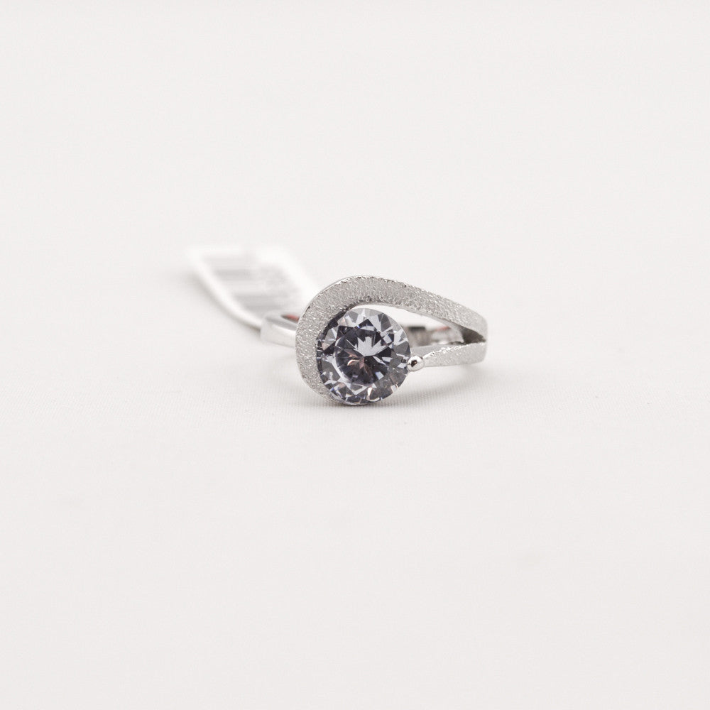 R. S. Covenant 4288 Lavender CZ Round Cut Ring Size 9