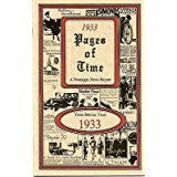 PAGES OF TIME 1933 A Nostalogic Look Back in Time