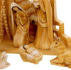 Roman Dropship 31378 Carved 9pc Set Nativity Scene Back Drop, Faux Wood Grain 12"