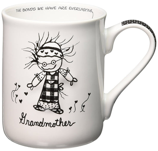 Enesco 62006 Children of the Inner Light Grandmother Stoneware Gift Mug, 16 oz.