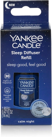 Yankee Candle 1646931 Diffuser Oil, Sleep Refill | Calm Night Essential Oil