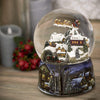 Roman Dropship 37753 Glitterdomes Snow Globe 150mm Musical with Santa in Sleigh, 8 Inch