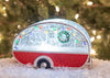 Roman Dropship 132032 Led Swirl Trailer Christmas Wreath Red Silver 8.25"