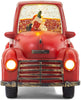 Roman Dropship 132369 Red Santa Vintage Truck LED 6 x 3 Acrylic Decorative Tabletop