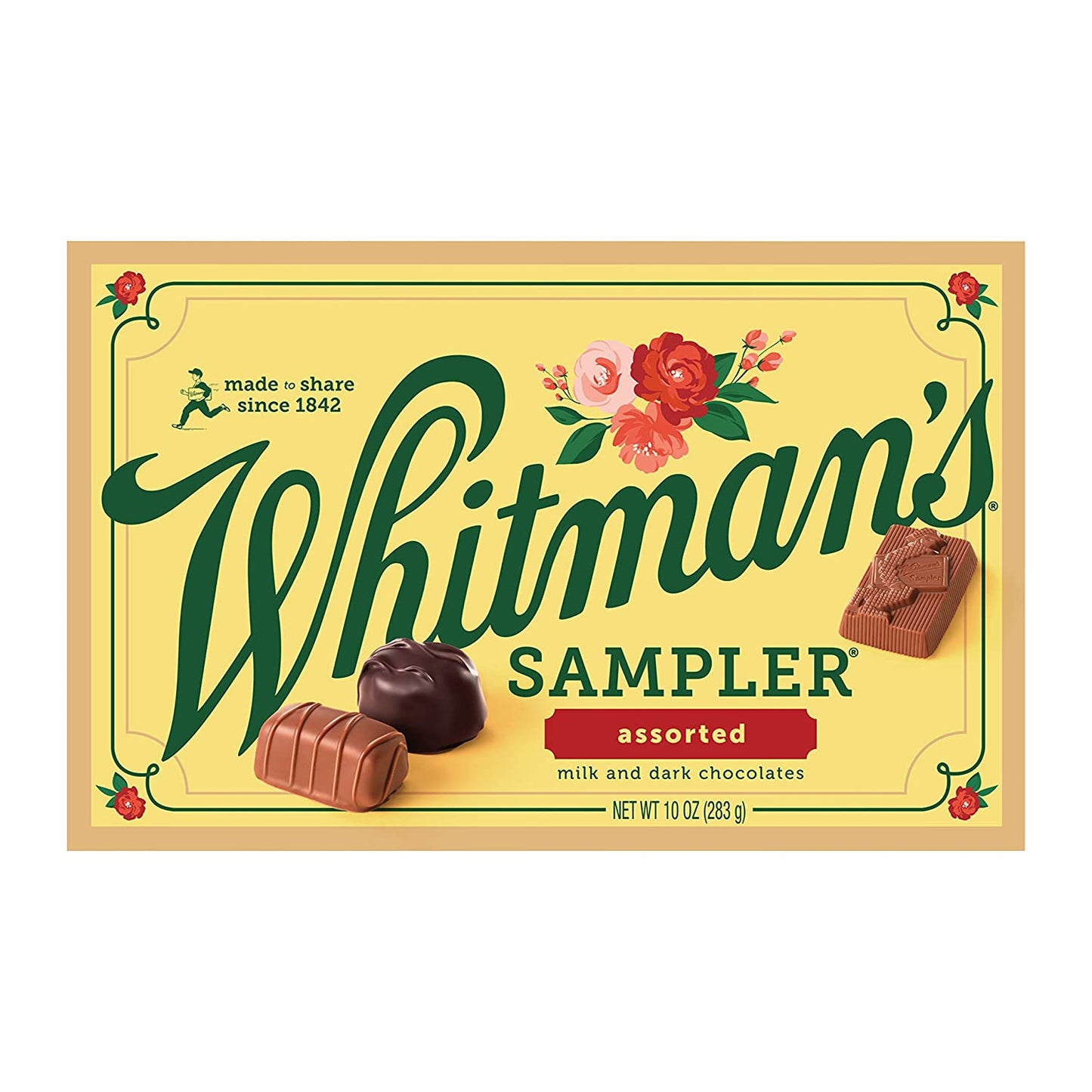 Whitman's Sampler 7066 Assorted Chocolates, 10 Ounce (22 Pieces)