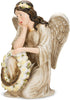 Roman Dropship 12185 I Am with You Always Memorial Angel with Wreath 23"