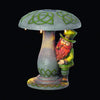 Roman Dropship 12078 LED Leprechaun Under Mushroom Garden Statue, 12.25" H, Irish Home Outdoor