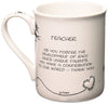 Enesco 62009 Children of the Inner Light Teacher Stoneware Gift Mug, 16 oz.