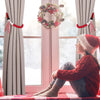 4 Piece Christmas Curtain Tiebacks, Snowman Christmas Window Decorations
