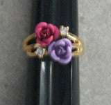 R. S. Covenant 476 Double Rose Ring Size 6