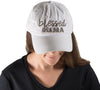 Pavilion 85234 Blessed Mama White Adjustable Snapback Baseball Hat