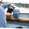 Pavilion Gift 10519 Blue Huggable Hand Warming 16 oz Coffee Cup Mug Good Morning Lake Life