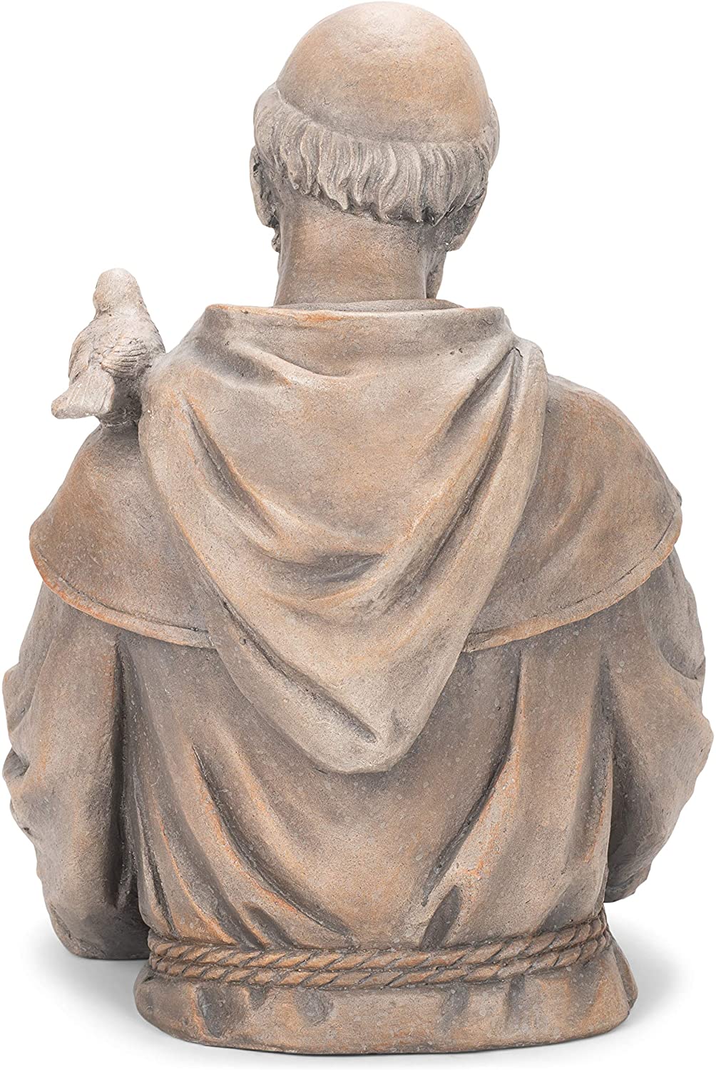 Roman Dropship 15859 Saint Francis Bird Bath, 19"