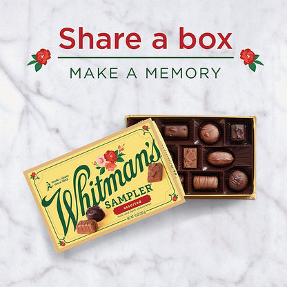 Whitman's Sampler 7066 Assorted Chocolates, 10 Ounce (22 Pieces)
