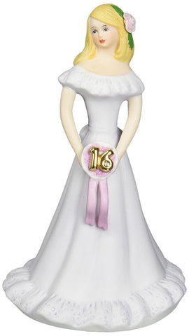 Enesco E7293 Growing Up Girls Age 16 Blonde