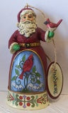 Enesco 6004926JCP Santa With Cardinal