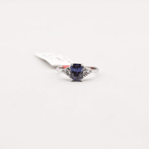 Sapphire Cubic Zirconia Ring - 10