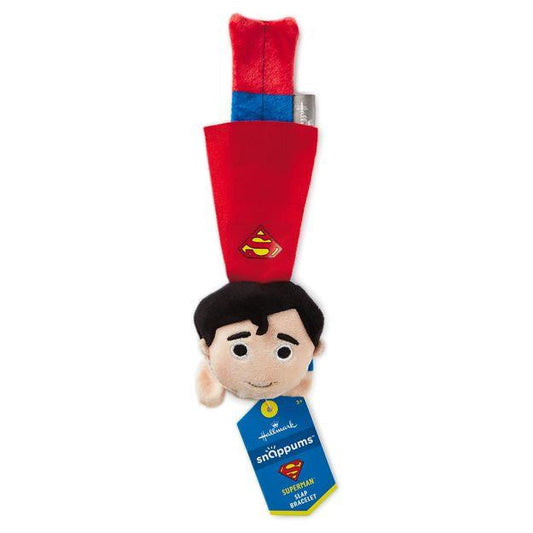Hallmark 1KDD1157 Snappums Superman Stuffed Animal Slap Bracelet