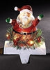 Roman Christmas 31250 Jolly Santa LED Light-up 7 inch Stocking Holder Christmas Decoration