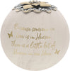 Pavilion 99071 Round 5"Tealight  Holder Because Someone We Love, Little Heaven in Our Home, 5.5"