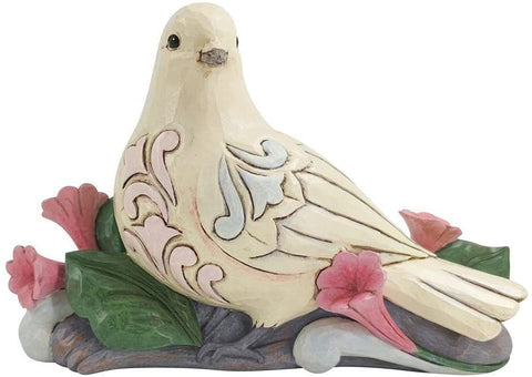 Enesco 6010283 Jim Shore Heartwood Creek White Dove Figurine