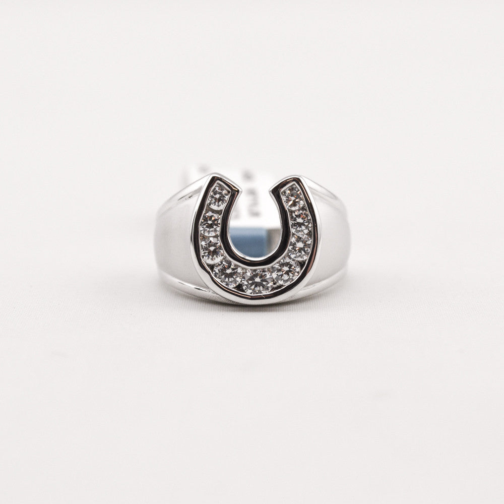 Clara Beau Mod Rectangle Swarovski Crystal Ring R527 Silver – bluejewelshop