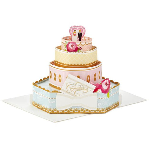 Hallmark Wonderfolds A Delicious Congratulations Pop Up Wedding Card