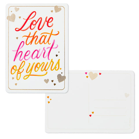 Hallmark Love That Heart of Yours Valentine's Day Postcard