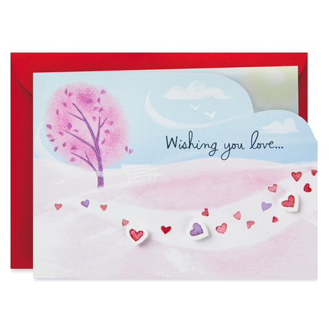 Hallmark Paper Wonder Lots of Love Hearts Mini Pop Up Valentine's Day Card