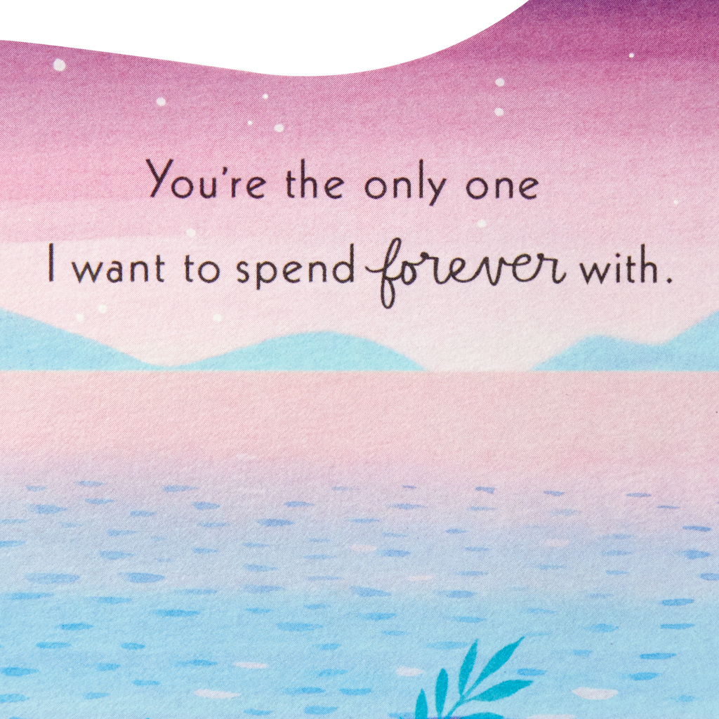 Hallmark Paper Wonder I Love You Swans Mini Pop Up Valentine's Day Card