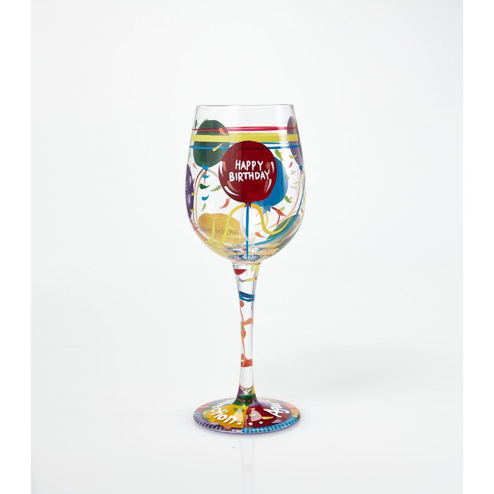 Enesco  GLS11-5590A  Lolita Aged to Perfection Birthday Wine Glass