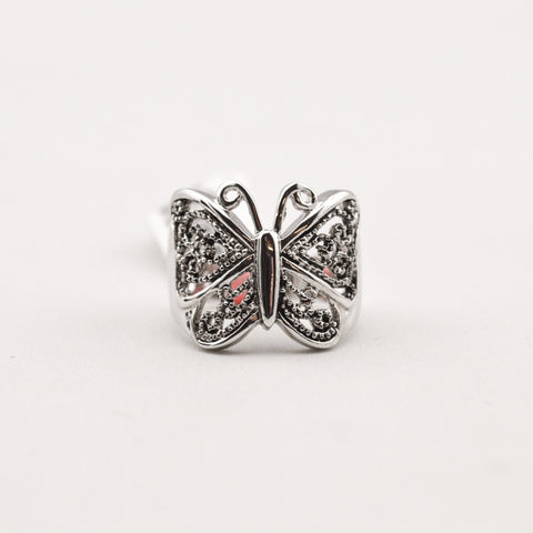 R. S. COVENANT 1759 Women's Marcasite Butterfly Ring SZ 5