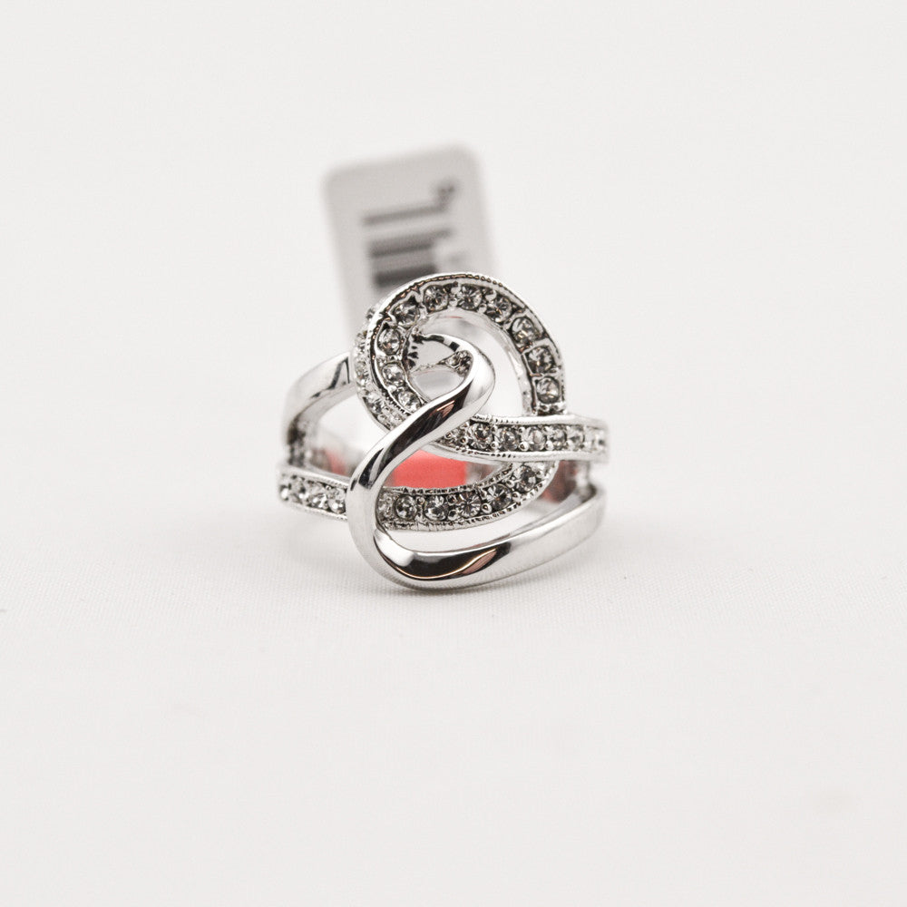 Sterling Silver Crystal Ring