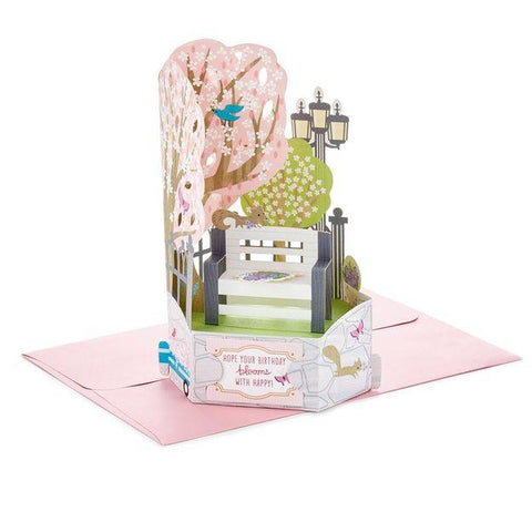 Hallmark Wonderfolds Stroll in the Park Pop Up Birthday Card