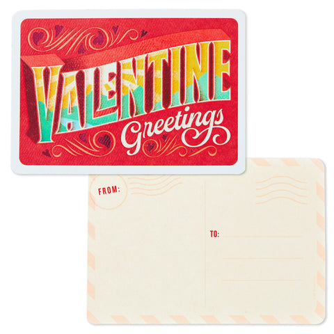 Hallmark Valentine Greetings Valentine's Day Postcard