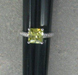 R. S. Covenant 533 CZ Peridot Ring Size 9