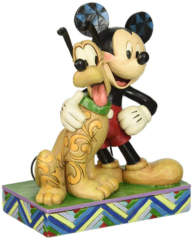 Enesco 4048656 Jim Shore Disney Mickey & Pluto , 6"