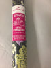 Hallmark EJR229 Purple, Ivory and Green Floral Birthday on Black Roll Wrap