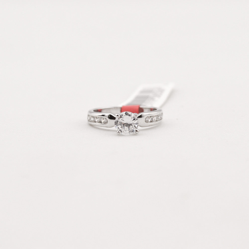 R. S. Covenant 4143 Sterling Silver CZ Ring Size 10
