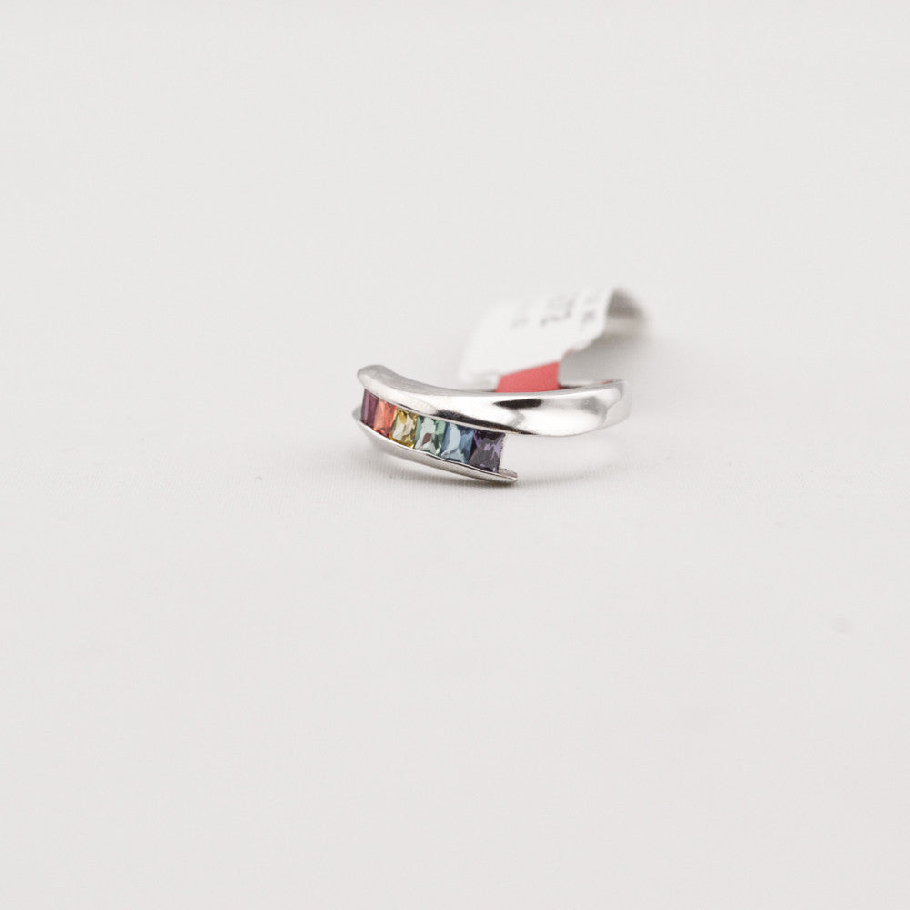 R. S. Covenant  4272 Cubic Zirconia Rainbow Ring - 7