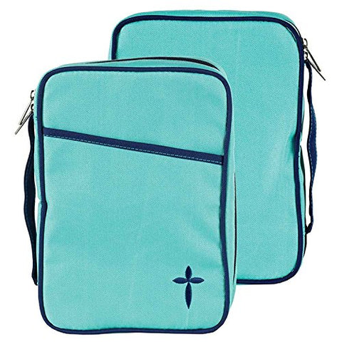 Dicksons Turquoise Denier Polyester Canvas Thinline Bible Cover