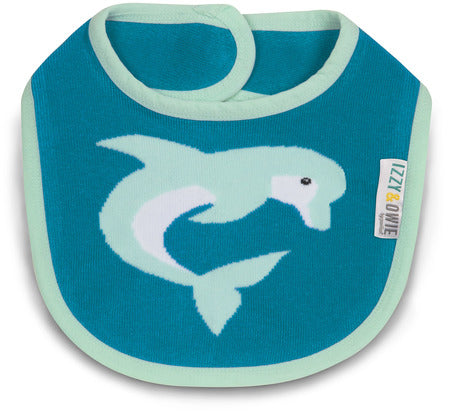 Pavilion 79351 Blue Dolphin Baby Bib