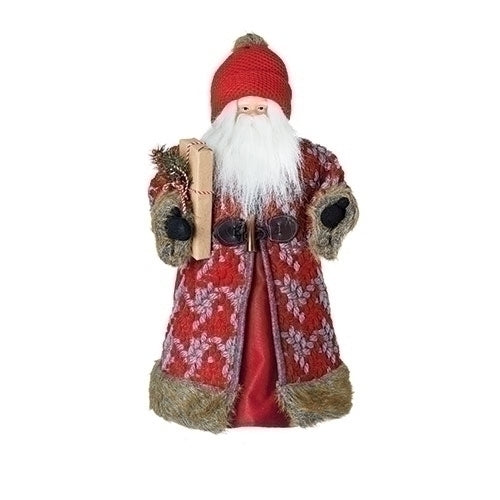 Roman 18" SANTA RED/GRAY TREETOPPER
