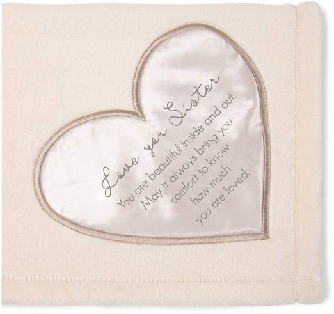 Pavilion 19504 Comfort Love You Sister Thick Warm Royal Plush Throw Blanket 60 x 0.5 x 50:"