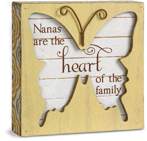Pavilion 41090 Nana 4.5" Butterfly Plaque