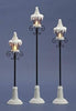 Roman Dropship LED Lighted Victorian-Style Christmas Village Lamp Post Set of 3