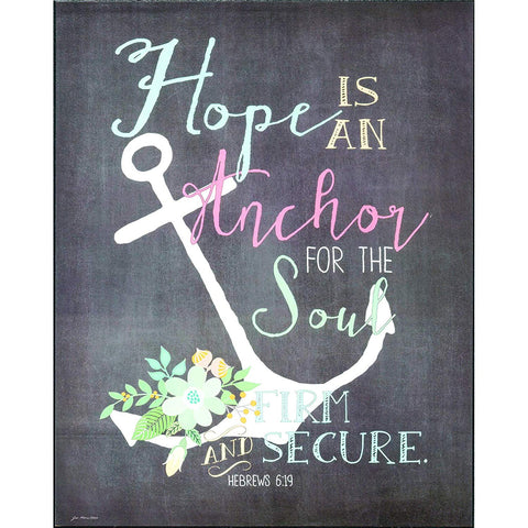 Dicksons Hope Anchor Soul Hebrews 6:19 Chalkboard 12 x 15 Wood Decorative Wall Plaque