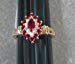 R. S. Covenant 019 sz 10 1276 CZ Ruby Gold Band